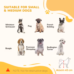 PawHut Adjustable Wooden Pet Gate Freestanding Dog Barrier for Doorway - Additional view 5