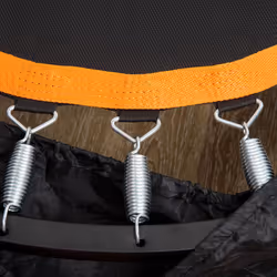 HOMCOM 40" Foldable Mini Fitness Trampoline w/ Foam Handle, Orange - Additional view 5