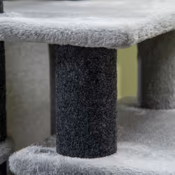 PawHut Dog Steps for Bed 4 Step Pet Stairs Cat House with Detachable Cover - Additional view 6