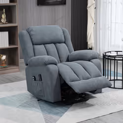 HOMCOM Heavy Duty Riser and Recliner Chair Lift Chair for the Elderly Dark Grey - Additional view 8