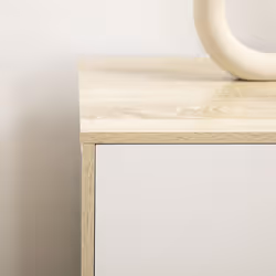 HOMCOM Chest of Drawers, 6 Drawer Unit Storage Chest Bedroom White and Brown - Additional view 7