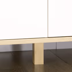 HOMCOM Chest of Drawers, 6 Drawer Unit Storage Chest Bedroom White and Brown - Additional view 8