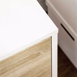 HOMCOM TV Cabinet Entertainment Centre w/ Storage Cabinet and Drawer, Natural - Additional view 7