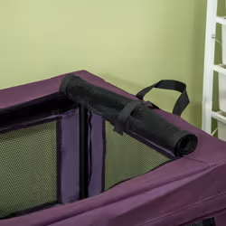 PawHut 80cm Soft Side Pet Carrier w/ Cushion, for Medium Dogs - Purple - Additional view 6