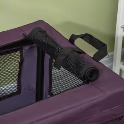 PawHut 60cm Soft Side Pet Carrier w/ Cushion, for Miniature Dogs - Purple - Additional view 7
