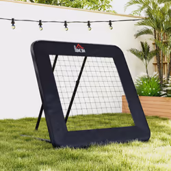 HOMCOM Football Training Net, Target Goal W/ Adjustable Angles - Black - Additional view 6