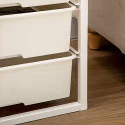 HOMCOM Chest of Drawers, 6 Drawer Unit Storage Chest Bedroom Living Room White - Additional view 8