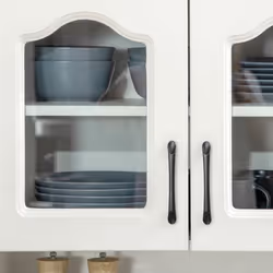 HOMCOM Kitchen Cupboard Storage Cabinet Adjustable Shelves, Countertop,White - Additional view 8
