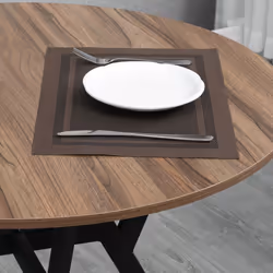 HOMCOM Small Kitchen Table with Black Steel Legs Dining Desk for Living Room - Additional view 6