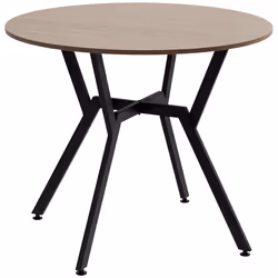 HOMCOM Small Kitchen Table with Black Steel Legs Dining Desk for Living Room - Additional view 8