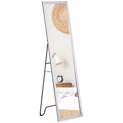 HOMCOM Full Length Mirror Free Standing Mirror Dressing Mirror for Dorm Home