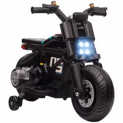 HOMCOM 6V Kids Electric Ride-On Motorcycle w/ Siren, Horn, Headlights, Music - Additional view 8