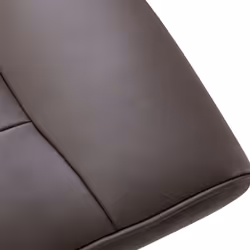 HOMCOM PU Leather 2 Pcs Reclining Armchair Ottoman 360 Swivel Brown - Additional view 6