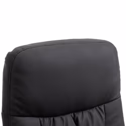 HOMCOM PU Leather 2 Pcs Reclining Armchair Ottoman 360 Swivel Black - Additional view 7