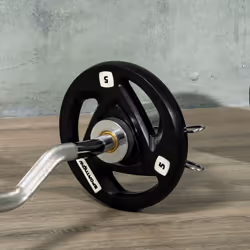 SPORTNOW Olympic Weight Plates for 2'' Barbell Bar with Tri Grips, 2 x 5kg - Additional view 6