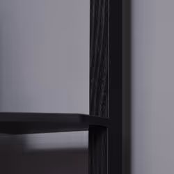 HOMCOM Corner Modern Floor Lamp with Shelves for Living Room, Black - Additional view 8