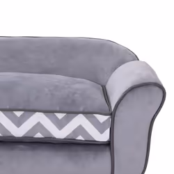 PawHut Dog Sofa Cat Couch Bed for XS Dogs w/ Removable Sponge Cushion - Grey - Additional view 7