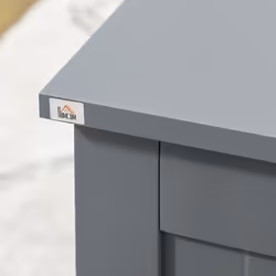 HOMCOM Large Storage Box Toy Chest Cabinet Unit Organizer with Safety Hinges - Additional view 6