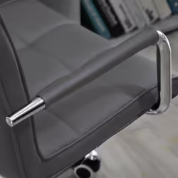 Vinsetto Mid Back Home Office Chair Swivel Computer Chair with Armrests, Grey - Additional view 6