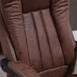 Vinsetto Executive Office Chair Computer Desk Chair for Home w/ Footrest, Brown - Additional view 8
