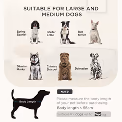 PawHut Dog Sofa w/ Legs, Water-Resistant Fabric for Large, Medium Dogs - Grey