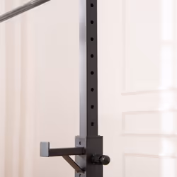 HOMCOM Power Rack Weight Stand Bar Barbell Squat Stand Spotter for Home Workout - Additional view 7