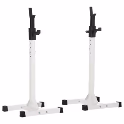 HOMCOM Power Rack Weight Stand Bar Barbell Squat Stand Spotter for Home Workout - Additional view 8
