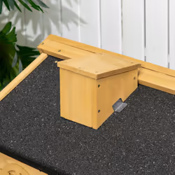 PawHut Rabbit Hutch Outdoor Bunny Cage w/ Run, Removable Tray, 120 x 55.5 x 80cm - Additional view 7