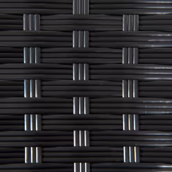 Outsunny PE Rattan Outdoor Coffee Table, Easy Match Rattan Side Table, Black - Additional view 7