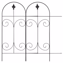 Outsunny Decorative Garden Fencing 8PCs 44in x 12.5ft Metal Border Edging - Additional view 5