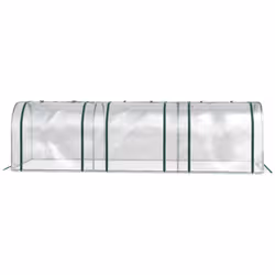 Outsunny Tunnel Greenhouse Steel Frame for Garden w/ Zipper Doors - Additional view 7