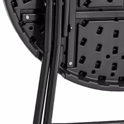 Outsunny Round Garden Dining Table for 4, Foldable Outdoor Table for Garden - Additional view 8