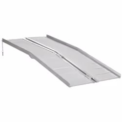 HOMCOM 183 x 72 cm Ramp Aluminum Folding Mobility Scooter Wheelchair Threshold - Additional view 8