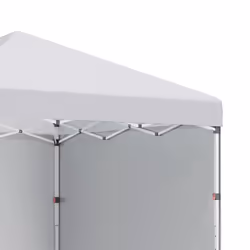 Outsunny 3x3 (M) Pop Up Gazebo Party Tent w/ 2 Sidewalls, Weight Bags, White - Additional view 5