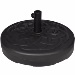 Outsunny Garden Umbrella Base Water or Sand Filled Weight with Built-In Handle