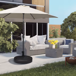 Outsunny Garden Umbrella Base Water or Sand Filled Weight with Built-In Handle - Additional view 7
