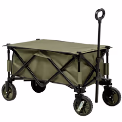 Outsunny Folding Wagon Garden Cart Collapsible Camping Trolley for Outdoor - Additional view 8