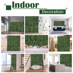 Outsunny Artificial Leaf Hedge Screen Privacy Fence Panel for Garden 3Mx1M - Additional view 5