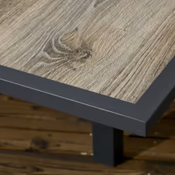 Outsunny Extendable Outdoor Dining Table Aluminium Rectangle Patio Table Beige - Additional view 6