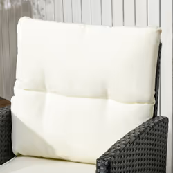 Outsunny 6 Pieces Rattan Garden Furniture Sofa Set, White - Additional view 5