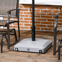 Outsunny Water or Sand Filled Outdoor Market Umbrella Base Stand