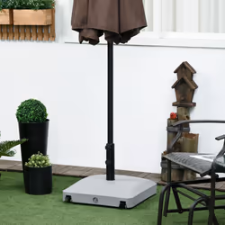 Outsunny Water or Sand Filled Outdoor Market Umbrella Base Stand - Additional view 7