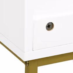 kleankin Bathroom Sink Cabinet Under Sink Cabinet Wooden Basin Cupboard White - Additional view 5
