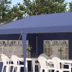 Outsunny 3 x 6m Heavy Duty Gazebo Marquee Party Tent with Storage Bag Blue - Additional view 7