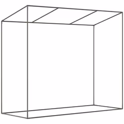 Outsunny 200x76x168cm Walk-in Garden Greenhouse Plant Warm House w/ Roll Up Door