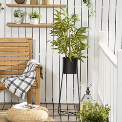 HOMCOM Potted Artificial Plants Bamboo Tree for Desk Indoor Outdoor, 60cm - Additional view 4