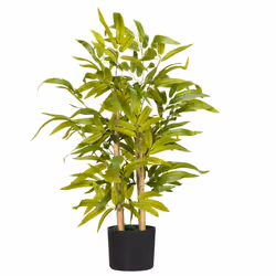HOMCOM Potted Artificial Plants Bamboo Tree for Desk Indoor Outdoor, 60cm - Additional view 7