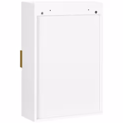 kleankin Bathroom Wall Cabinet with Adjustable Shelves for Hallway, Living Room - Additional view 8