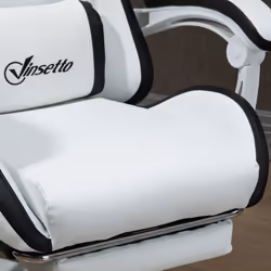 Vinsetto Racing Style Gaming Chair with Reclining Function Footrest, Black - Additional view 7