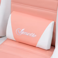 Vinsetto Racing Style Gaming Chair with Footrest Removable Rabbit Ears, Pink - Additional view 7